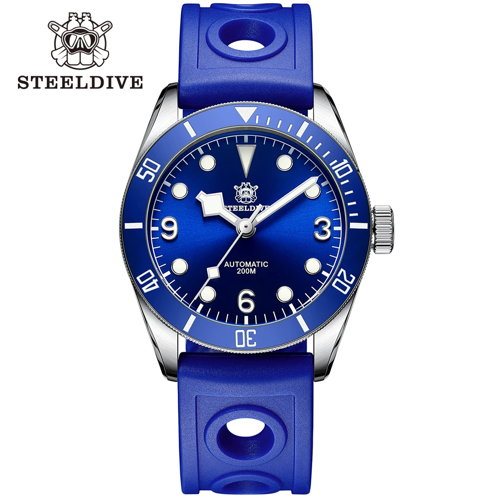 Montre de plongée professionnelle 20ATM, lunette rotative